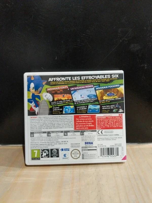 Sonic Lost World – 3DS – Complet – Parfait état – photo 4